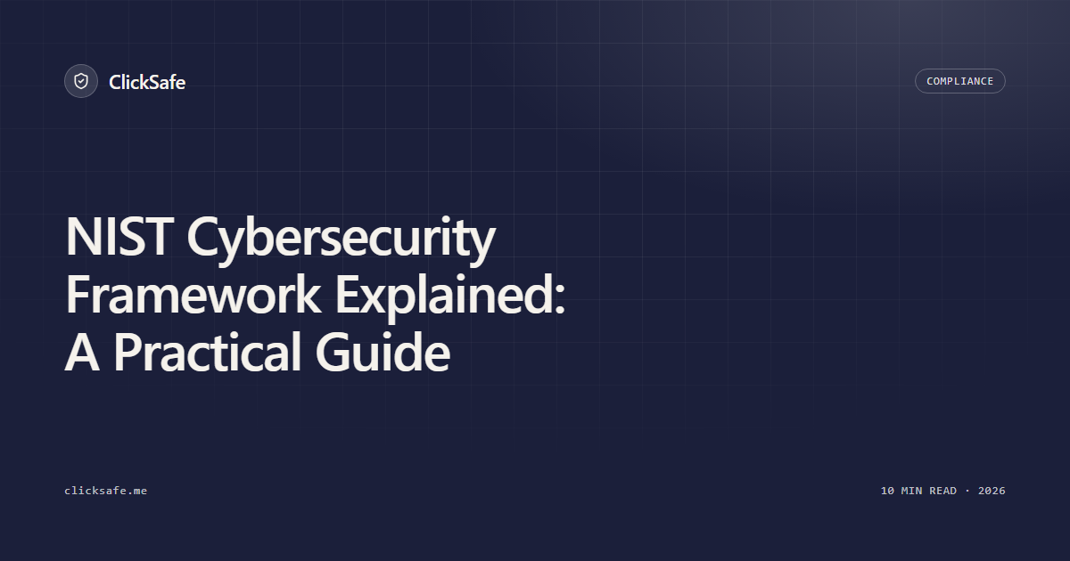 NIST Cybersecurity Framework Explained: A Practical Guide